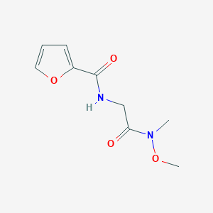 n-(2-(Methoxy(methyl)amino)-2-oxoethyl)furan-2-carboxamide