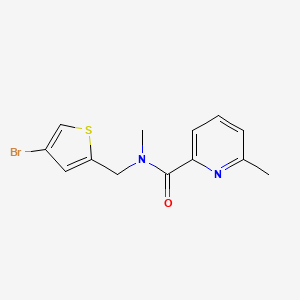 n-((4-Bromothiophen-2-yl)methyl)-n,6-dimethylpicolinamide