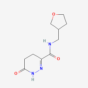 6-Oxo-N-((tetrahydrofuran-3-yl)methyl)-1,4,5,6-tetrahydropyridazine-3-carboxamide