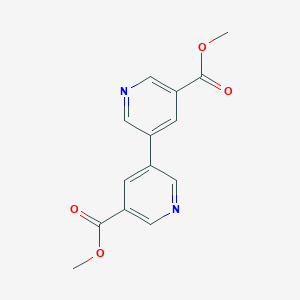 molecular formula C14H12N2O4 B155378 Dimethyl [3,3'-bipyridine]-5,5'-dicarboxylate CAS No. 128612-43-1