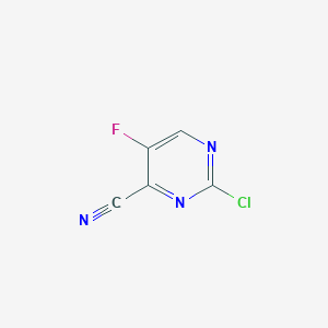 2-Chloro-5-fluoropyrimidine-4-carbonitrile