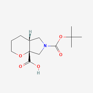 rel-(4aR,7aR)-6-(tert-Butoxycarbonyl)octahydropyrano[2,3-c]pyrrole-7a-carboxylic acid