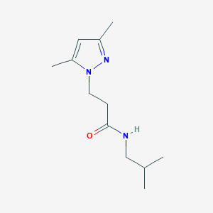 3-(3,5-Dimethyl-1h-pyrazol-1-yl)-N-isobutylpropanamide