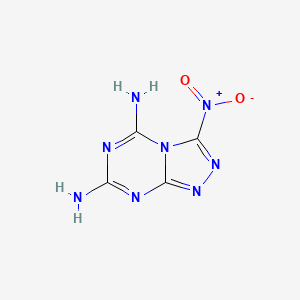 3-Nitro-[1,2,4]triazolo[4,3-a][1,3,5]triazine-5,7-diamine