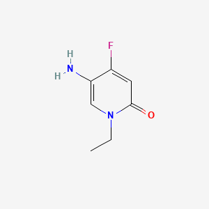 5-Amino-1-ethyl-4-fluoropyridin-2(1H)-one