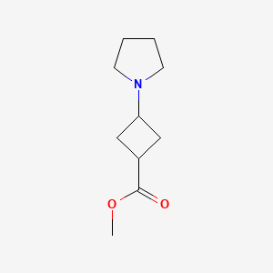 Methyl 3-(pyrrolidin-1-yl)cyclobutane-1-carboxylate