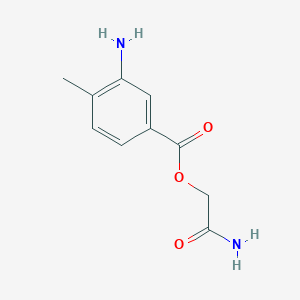 2-Amino-2-oxoethyl 3-amino-4-methylbenzoate