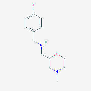 n-(4-Fluorobenzyl)-1-(4-methylmorpholin-2-yl)methanamine