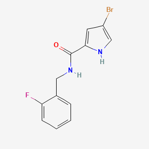 4-Bromo-N-(2-fluorobenzyl)-1h-pyrrole-2-carboxamide