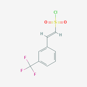 (E)-2-(3-(trifluoromethyl)phenyl)ethenesulfonyl chloride