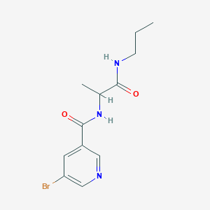 5-Bromo-N-(1-oxo-1-(propylamino)propan-2-yl)nicotinamide