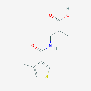 2-Methyl-3-(4-methylthiophene-3-carboxamido)propanoic acid