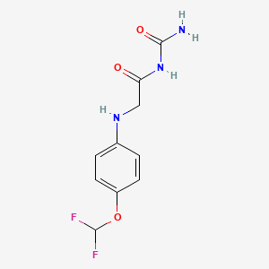 n-Carbamoyl-2-((4-(difluoromethoxy)phenyl)amino)acetamide