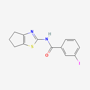 n-(5,6-Dihydro-4h-cyclopenta[d]thiazol-2-yl)-3-iodobenzamide