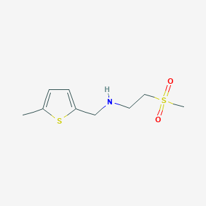 2-(Methylsulfonyl)-N-((5-methylthiophen-2-yl)methyl)ethan-1-amine