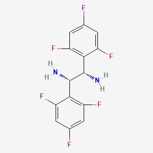 (1S,2S)-1,2-bis(2,4,6-trifluorophenyl)ethane-1,2-diamine