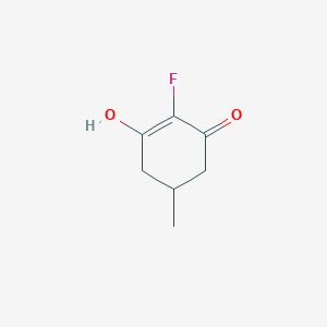 2-Fluoro-3-hydroxy-5-methylcyclohex-2-en-1-one