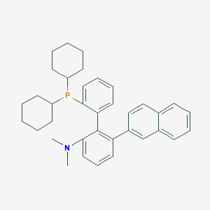 2'-(Dicyclohexylphosphanyl)-N,N-dimethyl-6-(naphthalen-2-yl)-[1,1'-biphenyl]-2-amine