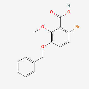 3-(Benzyloxy)-6-bromo-2-methoxybenzoic acid