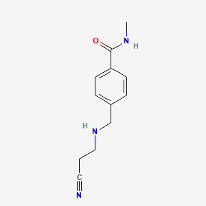 4-(((2-Cyanoethyl)amino)methyl)-N-methylbenzamide