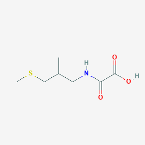 2-((2-Methyl-3-(methylthio)propyl)amino)-2-oxoacetic acid