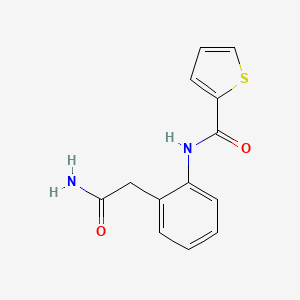 n-(2-(2-Amino-2-oxoethyl)phenyl)thiophene-2-carboxamide