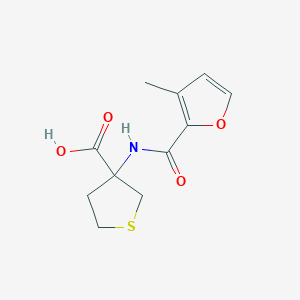 3-(3-Methylfuran-2-carboxamido)tetrahydrothiophene-3-carboxylic acid