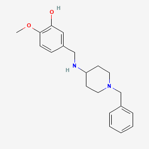 5-(((1-Benzylpiperidin-4-yl)amino)methyl)-2-methoxyphenol