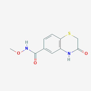 n-Methoxy-3-oxo-3,4-dihydro-2h-benzo[b][1,4]thiazine-6-carboxamide