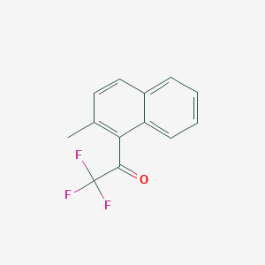 molecular formula C13H9F3O B155382 1-(2-甲基萘基)三氟甲基酮 CAS No. 131831-98-6