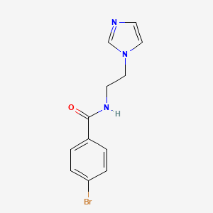 n-(2-(1h-Imidazol-1-yl)ethyl)-4-bromobenzamide