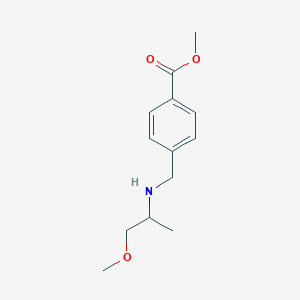 Methyl 4-(((1-methoxypropan-2-yl)amino)methyl)benzoate