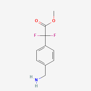 Methyl 2-(4-(aminomethyl)phenyl)-2,2-difluoroacetate