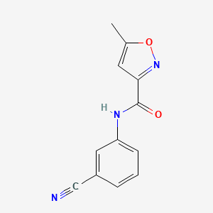 N-(3-cyanophenyl)-5-methyl-1,2-oxazole-3-carboxamide