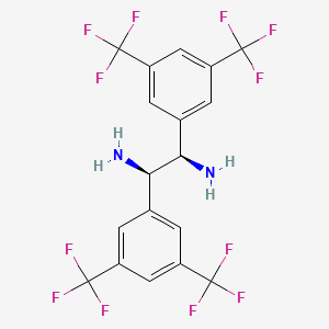 (1R,2R)-1,2-bis(3,5-bis(trifluoromethyl)phenyl)ethane-1,2-diamine