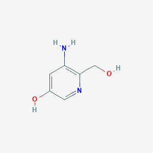 5-Amino-6-(hydroxymethyl)pyridin-3-ol