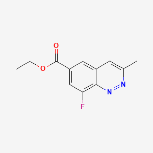 Ethyl 8-fluoro-3-methylcinnoline-6-carboxylate