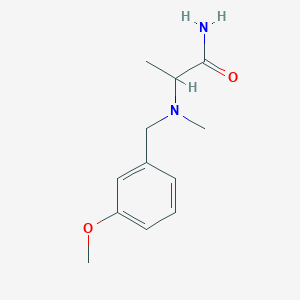 2-((3-Methoxybenzyl)(methyl)amino)propanamide