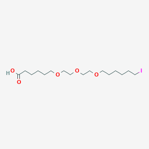 6-(2-(2-((6-Iodohexyl)oxy)ethoxy)ethoxy)hexanoic acid