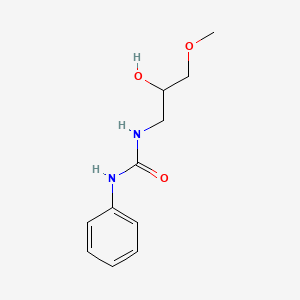 1-(2-Hydroxy-3-methoxypropyl)-3-phenylurea