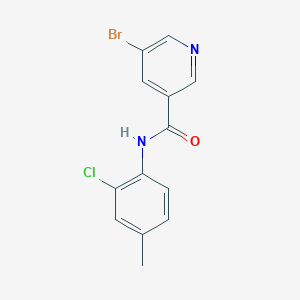 5-Bromo-N-(2-chloro-4-methylphenyl)nicotinamide