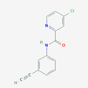 4-Chloro-N-(3-ethynylphenyl)picolinamide