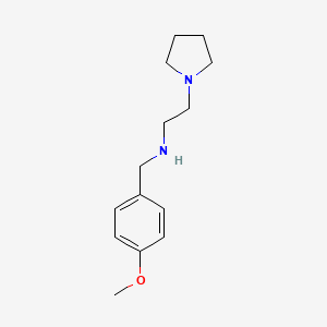 N-(4-methoxybenzyl)-2-(pyrrolidin-1-yl)ethanamine