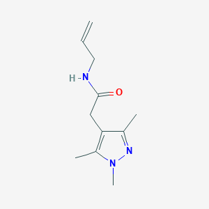 n-Allyl-2-(1,3,5-trimethyl-1h-pyrazol-4-yl)acetamide