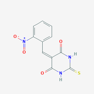 5-(2-nitrobenzylidene)-2-thioxodihydropyrimidine-4,6(1H,5H)-dione