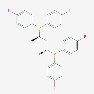 [(2R,4R)-4-bis(4-fluorophenyl)phosphanylpentan-2-yl]-bis(4-fluorophenyl)phosphane