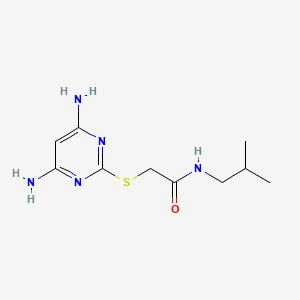 2-((4,6-Diaminopyrimidin-2-yl)thio)-N-isobutylacetamide