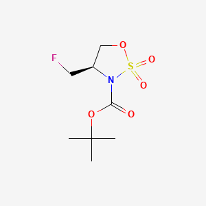 (R)-tert-Butyl 4-(fluoromethyl)-1,2,3-oxathiazolidine-3-carboxylate 2,2-dioxide