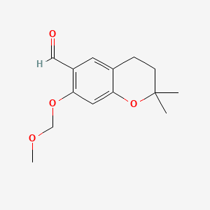 7-(Methoxymethoxy)-2,2-dimethylchroman-6-carbaldehyde