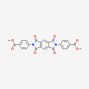 dimethyl 4,4'-(1,3,5,7-tetraoxo-5,7-dihydropyrrolo[3,4-f]isoindole-2,6(1H,3H)-diyl)dibenzoate